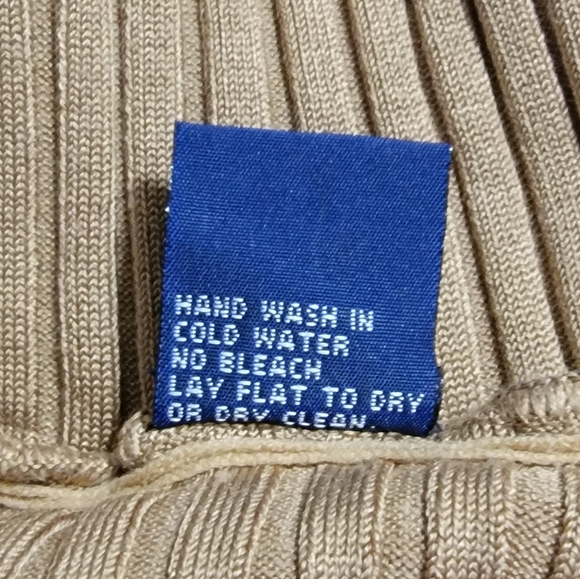 Bisou Jeans Caramel Sweater size M - 78% silk - Picture 7 of 7